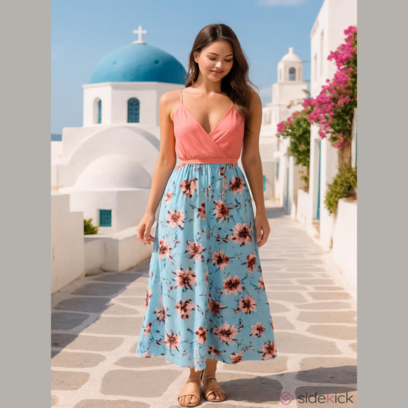 NWT Rosegal Floral Print Sundress 1X - Picture 1 of 8